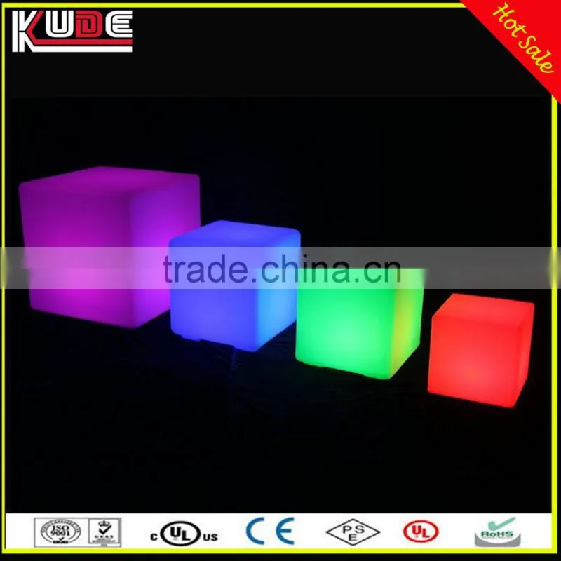 Magic LED Cube, LED sitting cubes, LED waterproof pool cube for party