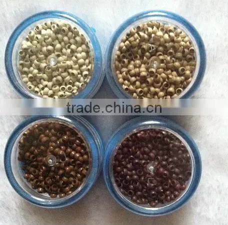 nano ring for hair extensions small beads nano rings hair extension tools 2.5*1.5*1.6mm