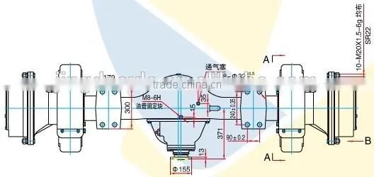 agricultural machinery axles rear axle assembly