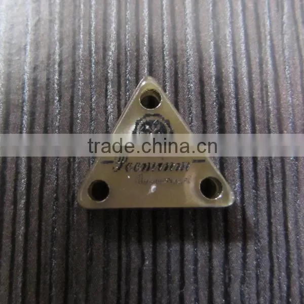 Golden Triangle Plastic Made Resin Label
