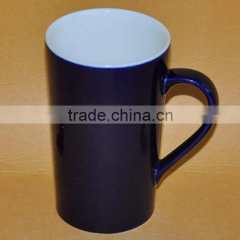 Stoneware Ceramic Type white and black porcelain mug