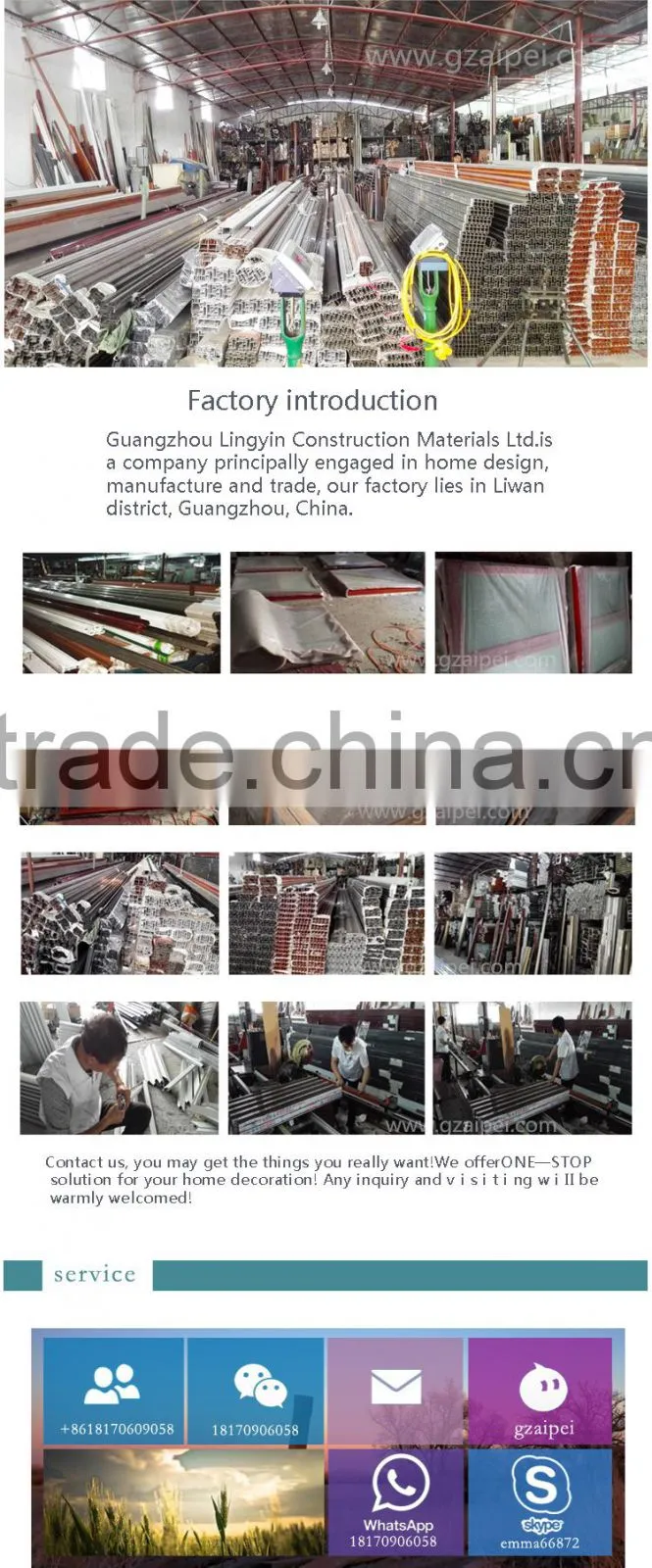 china Guangzhou energy saving UPVC doors and windows fitting