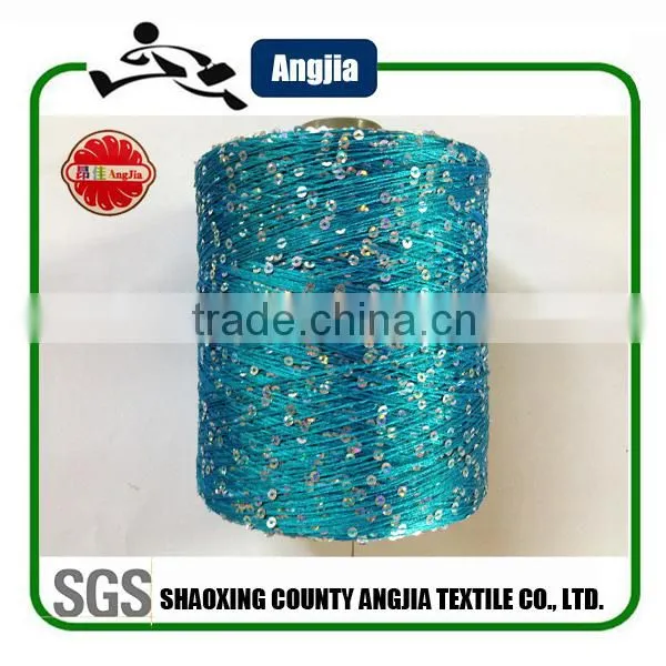 3MM fancy paillette sequins yarn for machine