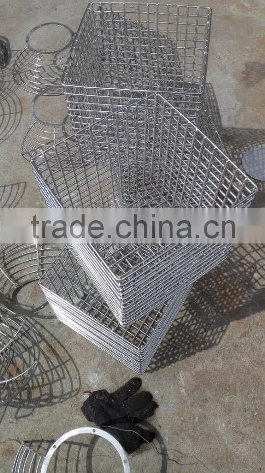 Stainless steel stamping basket