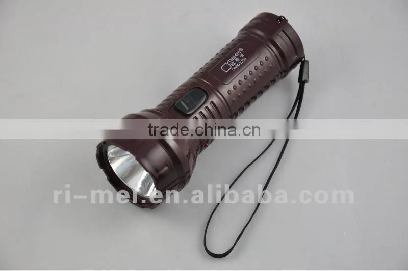 Promotion 3256 LED flash light with rechargeable function