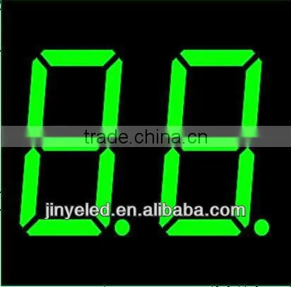 High quality Hot Sell 0.3inch Pure Green Light 7 Segment Led Display Two Digit Common Cathode/Anode