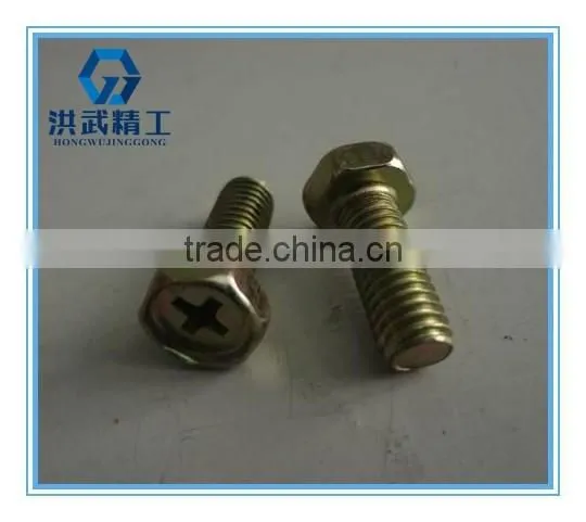 Slotted hexagon bolts