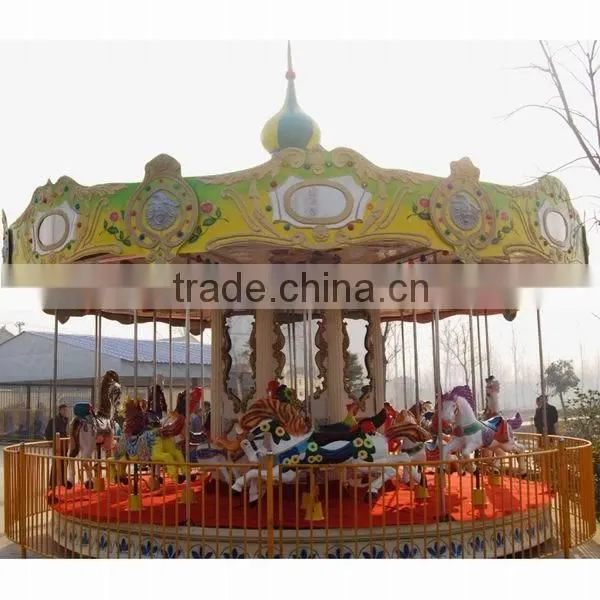 Cheapest High Quality Used Amusement Rides 16 Seats Carousel for Sale