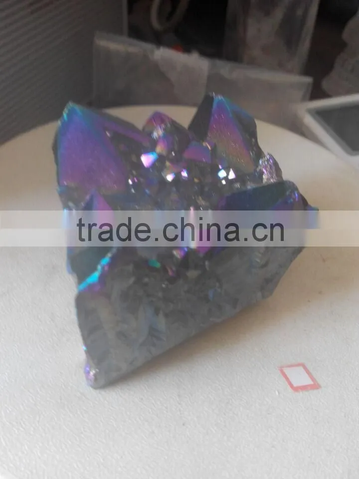 healing low price rainbow spirit cactus raw artifical quartz stone