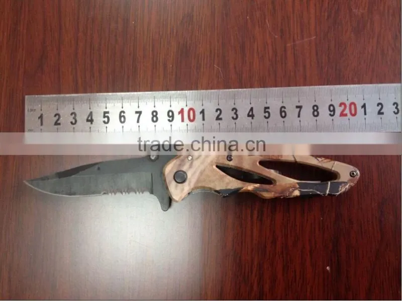 OEM alum.Handle Material and Multi Functional Knife folding blade knife