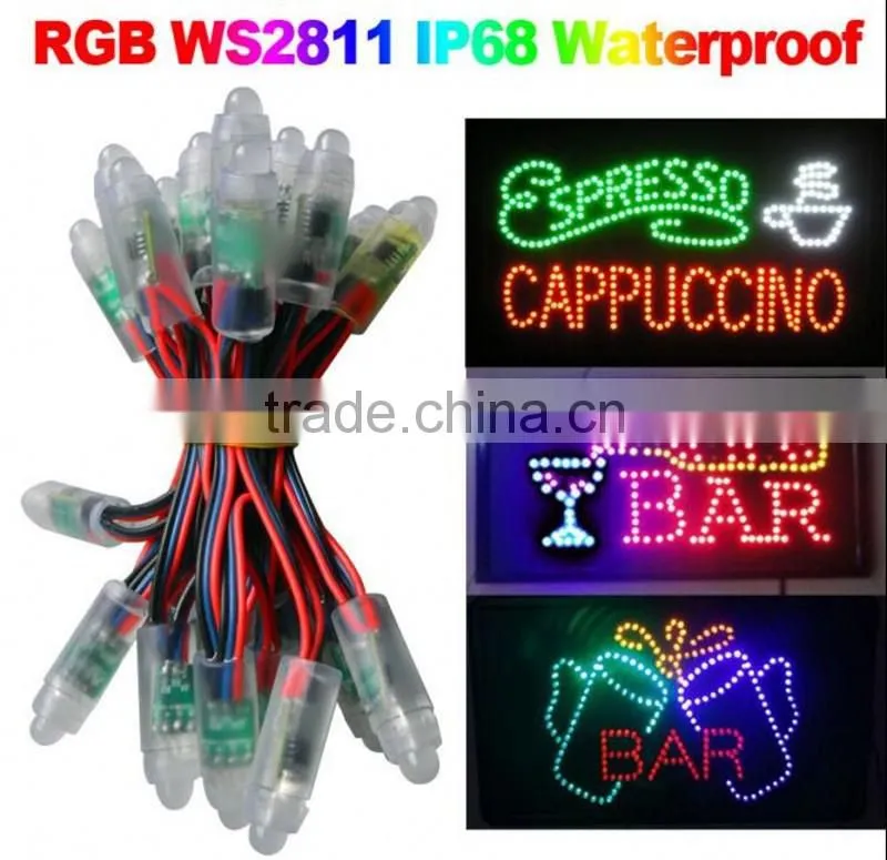 DC5V IP65 12mm WS2811 RGB LED pixel lights
