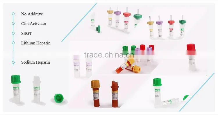 Factory direct supply various style vacuum blood tube plain