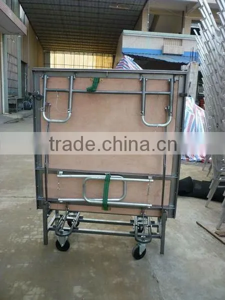 collapsible movable metal portable stage