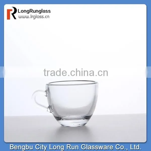LongRun 2.6oz top grade exquisite crystal glass teacup ,coffee mug,wholesale
