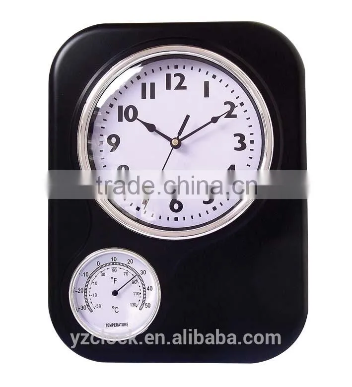 2014 Square wall clock and weatherglass