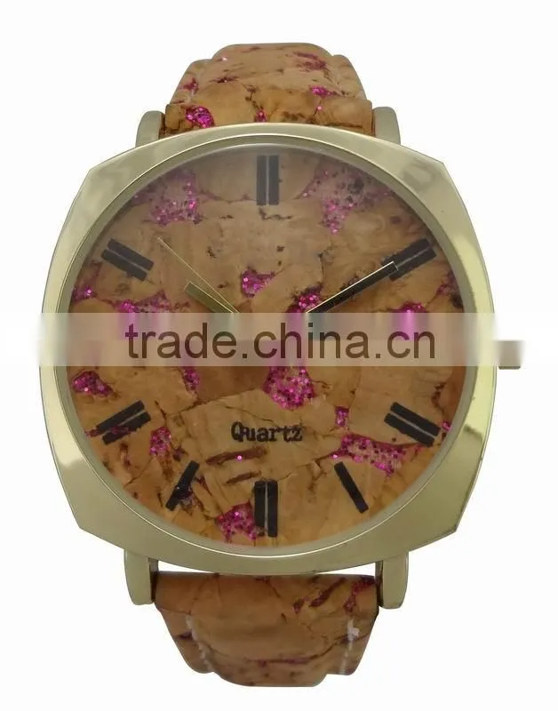 Natural Wooden Watch With High Quality And Fast Delivery Time,Custom Logo Watch pu leather strap