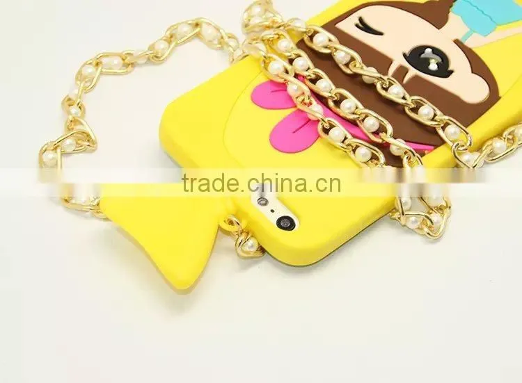 China Supplier 3D Silicon TPU Mobile Back Cover Case for iphone 6 and 6 plus