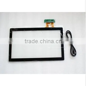 Transparent Projected capacitive 18.5 inch usb capacitive touch panel