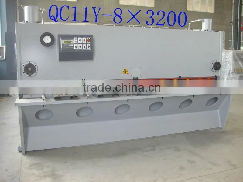 QCIIY-8*3200 hydraulic cnc guillotine shearing machine