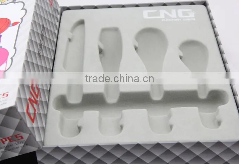 High quality plastic tray inner cardboard paper packing tableware box (table-knife)