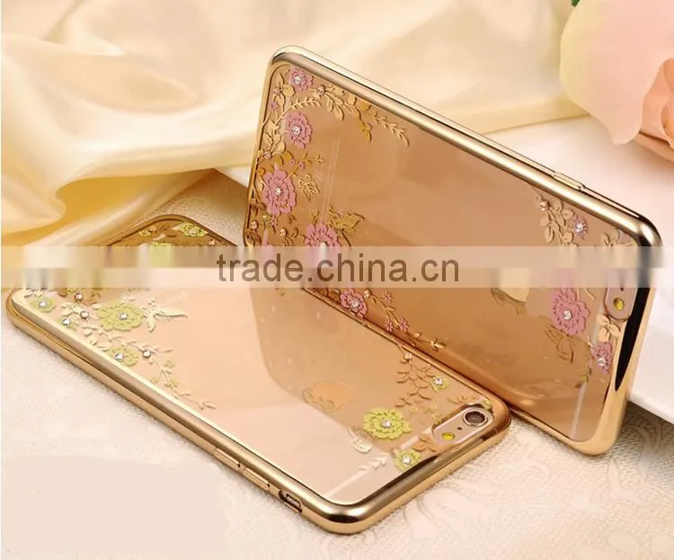 2016 clear plastic cell phone case for iphone 4 5 6 S se C plus 7