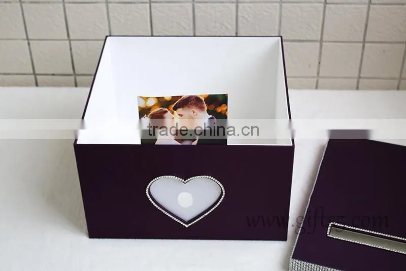 Personalized handmade keepsake boxes with photo frame