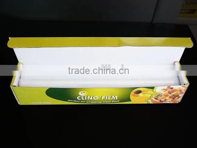keep food fresh plastic wrap / pvc cling film for food grade / soft food wrapping