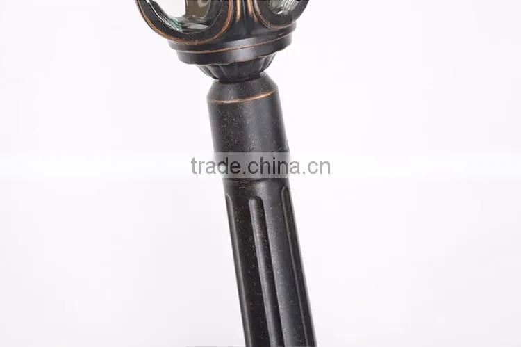 Most Popular IP44 max 300w three head bronze lamp fixture street light