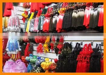 high quality 2014 graduation colored silk decoration tassels for jewelry