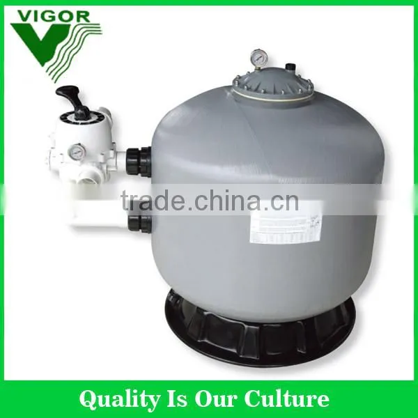 2015 Vigor popular residential sand filter,2 inch valve sand bed filter,swimming pool sand filter