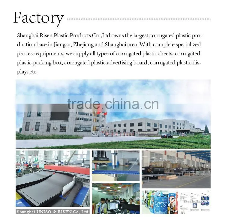 8-13mm thick plastic corrugated sheet can be folded