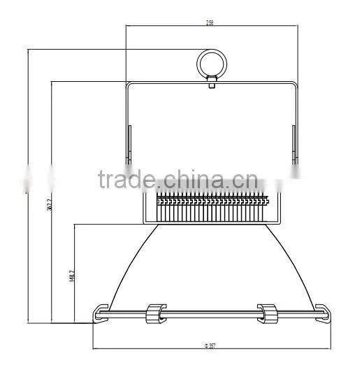 Shenzhen Manufacturer Supply 100W Led Industrial LED High Bay Lighting Price