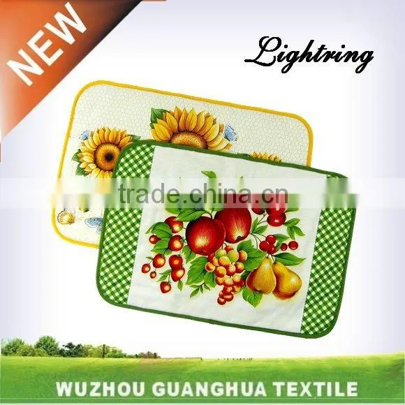 printed cotton kitchen placemat