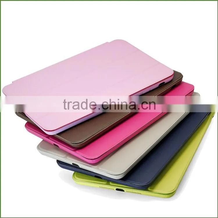 Smart Wake Sleep Function PC+PU Leather Case for iPad Air