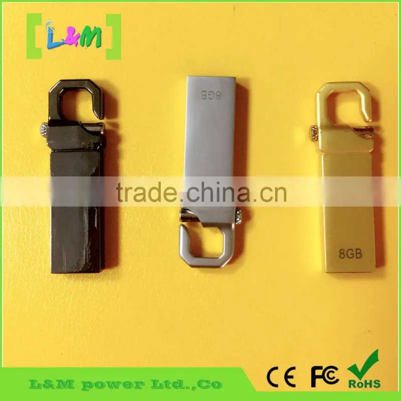 2015 new popularstyle metal usb flash drive key shape usb flash drive