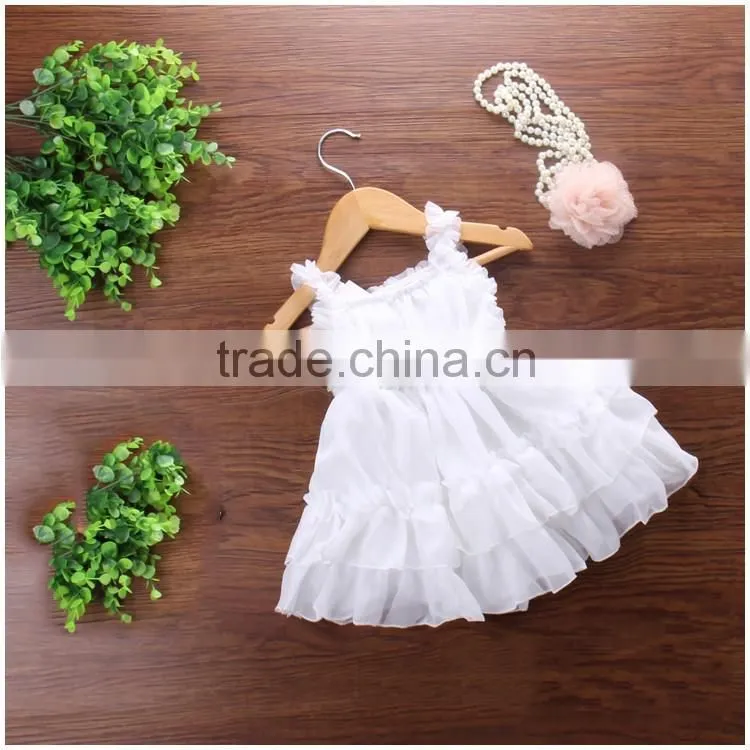Custom fashion 100%cotton baby cloth girls Summer dress