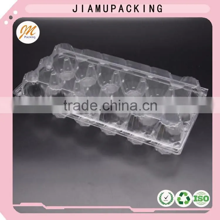 high quality clear plastic clamshell chicken egg tray, chicken egg carton for sale, plastic chicken egg box packaging