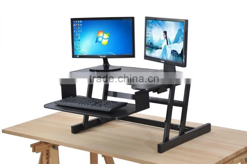 High quality cheap simple modern office home MDF wooden laptop desk table