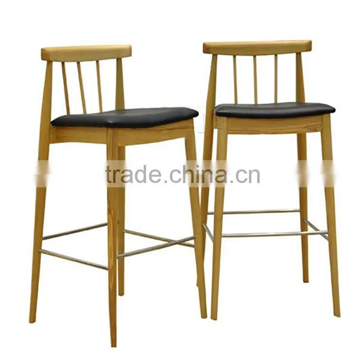 Replica Hans wenger bar stool high chair with footrest