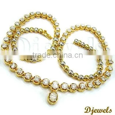 Diamond Gold Necklaces, Bridal Diamond Necklaces, Diamond Jewelry