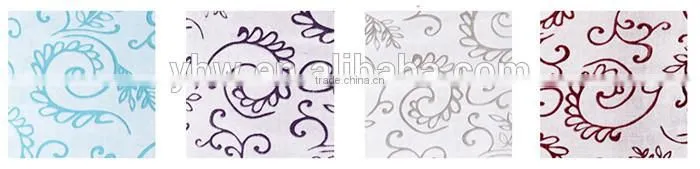 flower embossed flannel fleece fabric,3d bedding sets fabric