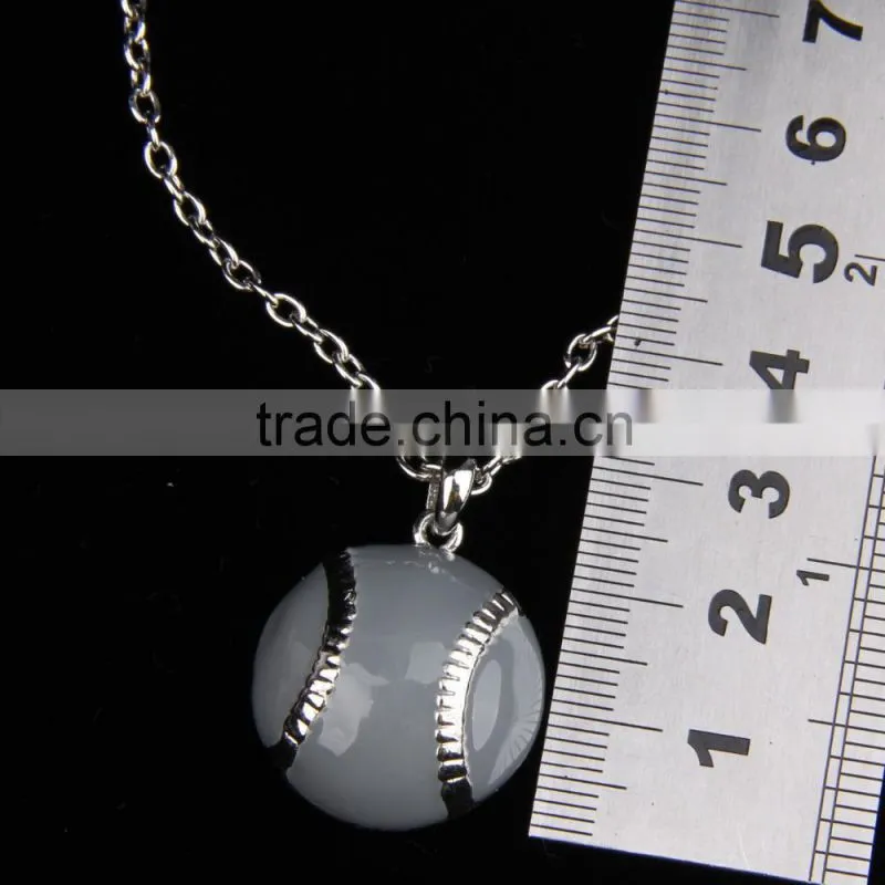 LCL-J3582 enamel soccer baseball volleyball basketball Fashion Necklace