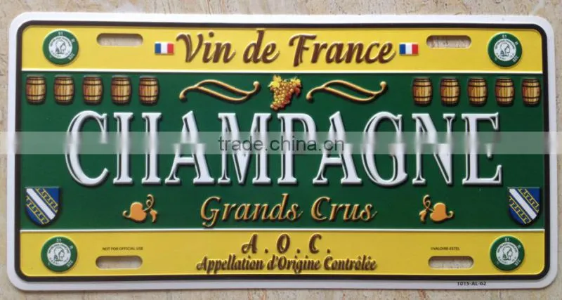 2015 wholesale vintage license plate