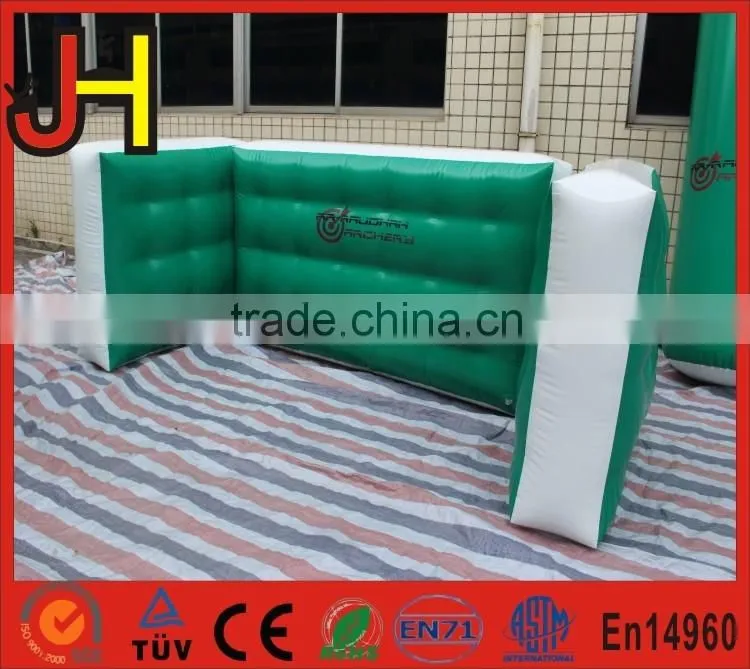 U Shape Wall Inflatable Tatical Paintball Bunkers