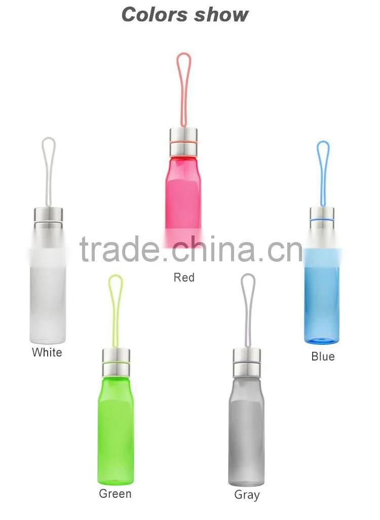 Custom Plastic Cups PC Shaker Water Bottle with Filter