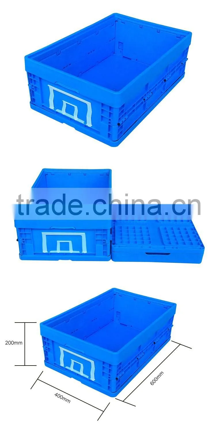 Oil resistance multifunctional nestable and stackable plastic crate