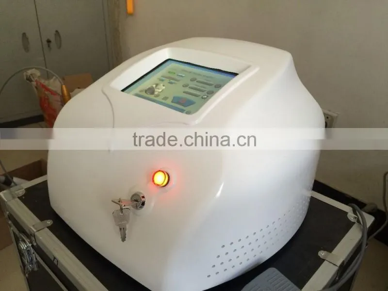 Adjustable 1mm ,2mm ,3mm diameter 980nm Diode Laser Blood Vascular Removal And Spider Vein Treatment Machine