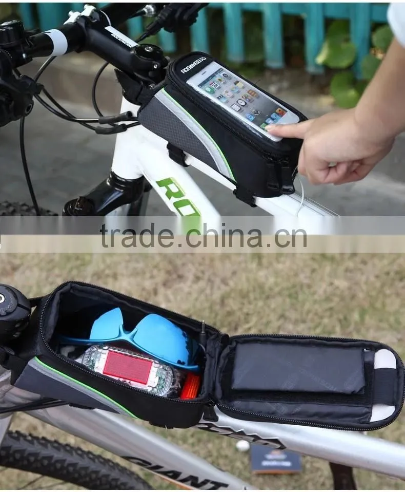 Bicycle Waterproof Smartphone Bag Bike Handlebar Phone Bag Touchscreen bag