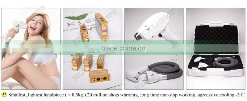 Germany bars Italy pump portable Hot sale 808 diode laser hair removal equipment/laser diodo
