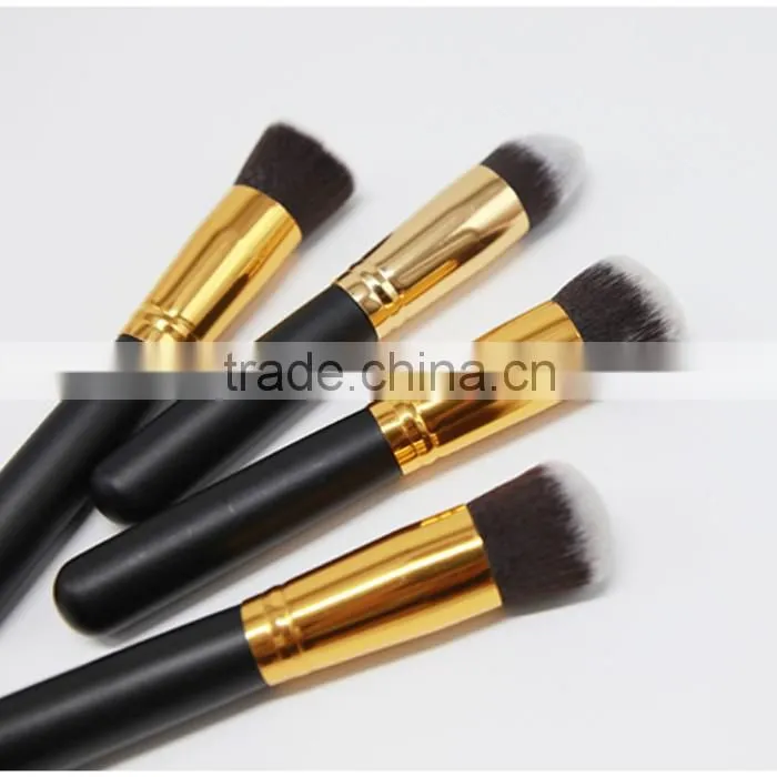 High quality synthetic hair makeup brushes set